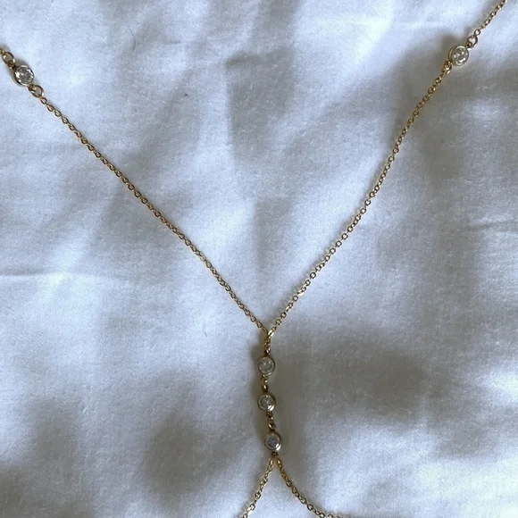 TatiRocks Constellation Gold and CZ Body Chain, only tried on! - Picture 3 of 8